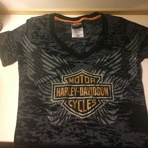 Harley-Davidson Studded T-Shirt- Size L